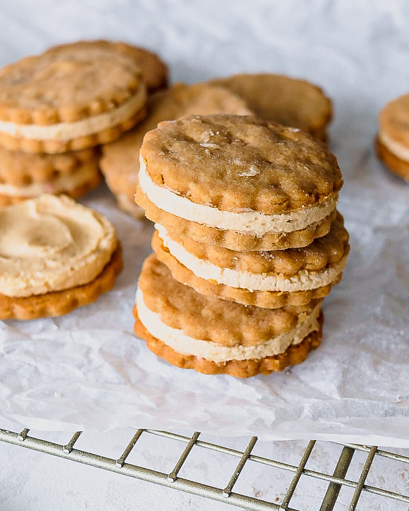 Peanut Butter Creme Sandwich Cookies Grams to Ounces